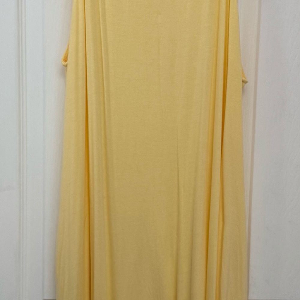 LuLaRoe Sunny Yellow Sleeveless Dress new without tags